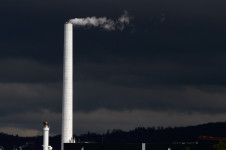 Large chimney of Basel Roche-works