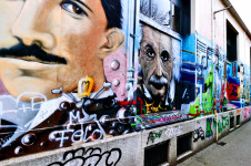 Wall art of science, Basel