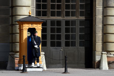 Guard at Stockholm Palace / Stockholms slott / Kungliga slottet