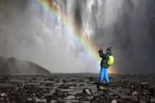Skógafoss waterfall