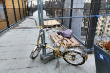 Old bicycle at Katarina gångbro