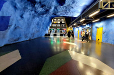Stockholm T-Centralen metro station (blue line)