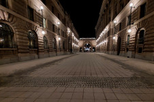 Riksdagshuset, from the west, Stockholm