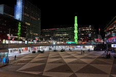 Sergels torg at night