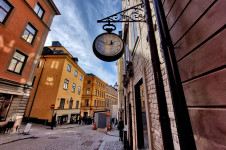 AB Möbel-Hansson's clock, Gamla stan