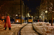 Ganz KCSV tram, Tram line 2, Budapest, Kossuth tér