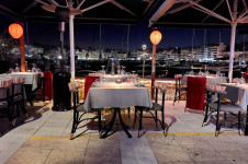 Restaurant at Piraeus yacht harbor