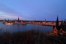 Stockholm skyine from Mariaberget